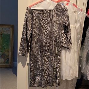 Snake skin designer dress